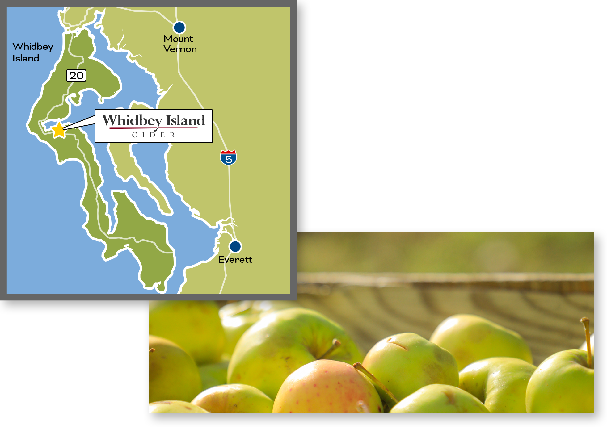 Map to Whidbey Island Cider